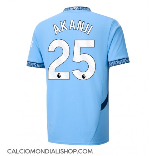 Maglie da calcio Manchester City Manuel Akanji #25 Prima Maglia 2024-25 Manica Corta